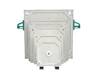 Automatic membrane filter press filter plate